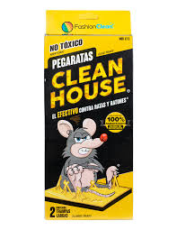 PEGA RATAS CLEAN HOUSE 2 TRAMPAS LARGAS
