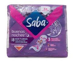 SABA NOCTURNA 8 TOALLA EXTRA LARGA